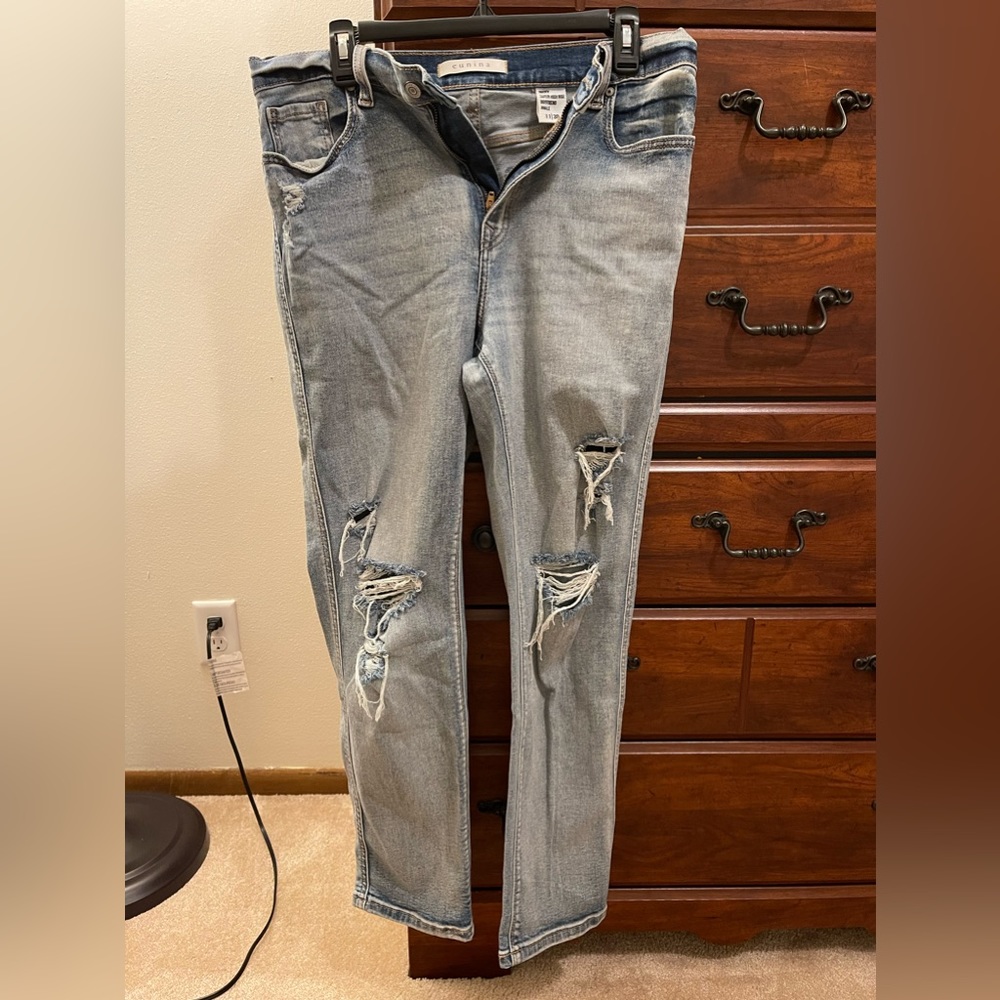 Eunina jeans, super high rise boyfriend ankle, size 11/30w
